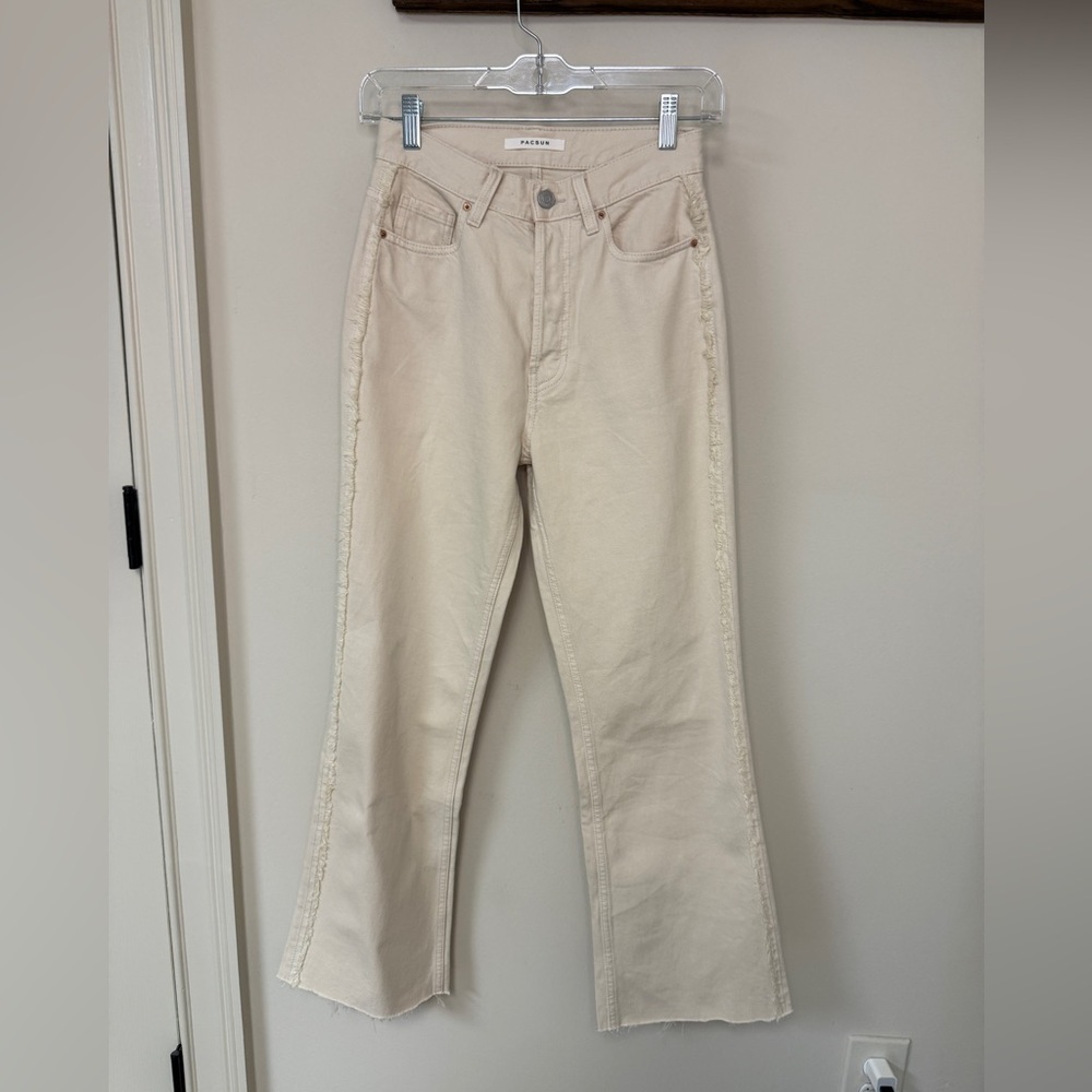 Pacsun: Women's Beige High Rise Bootcut Jean, Size 24